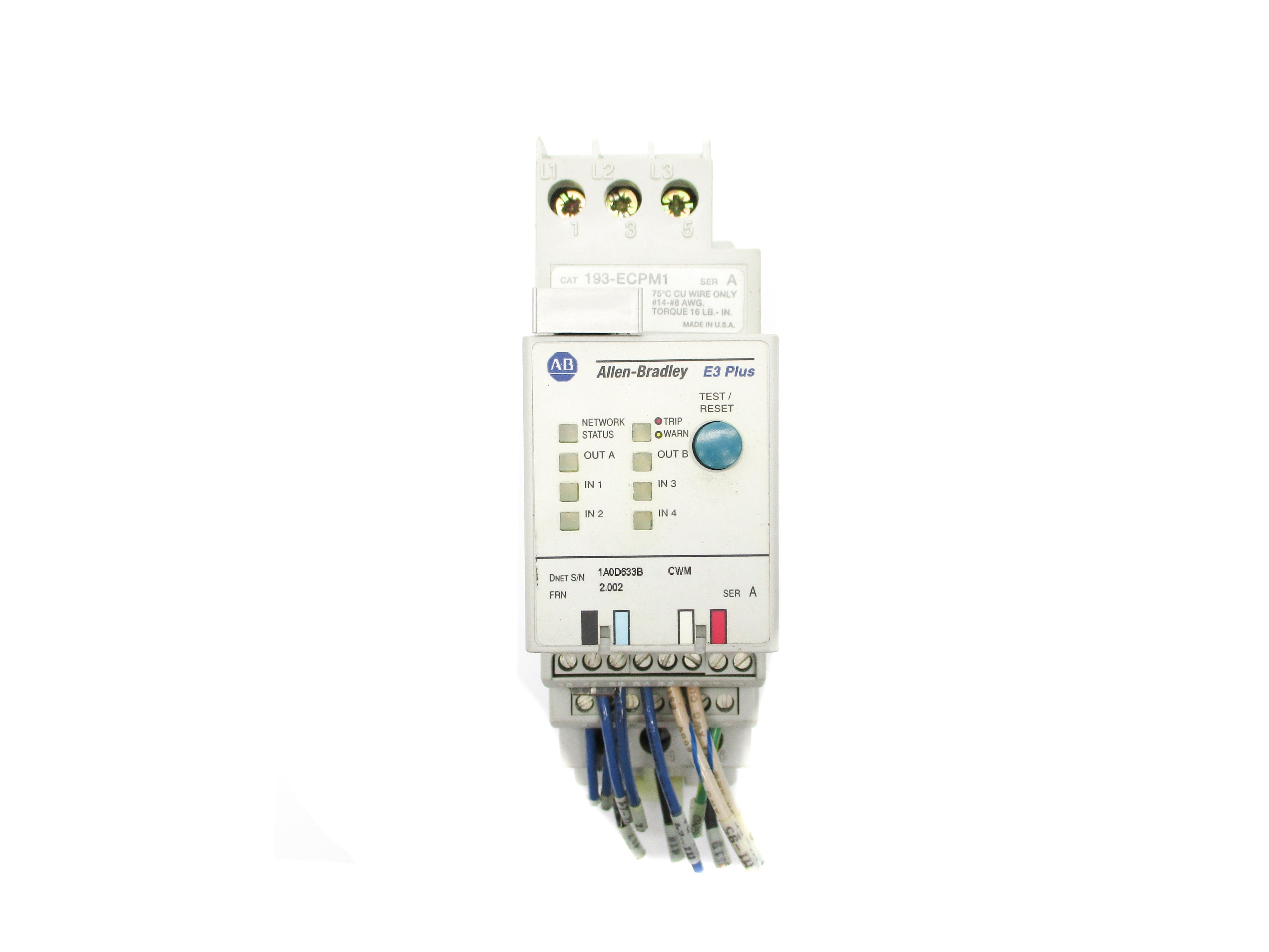 INDUSTRIAL SPARE PART 193-EC2PB SER. A 0.4-2.0A UNMP