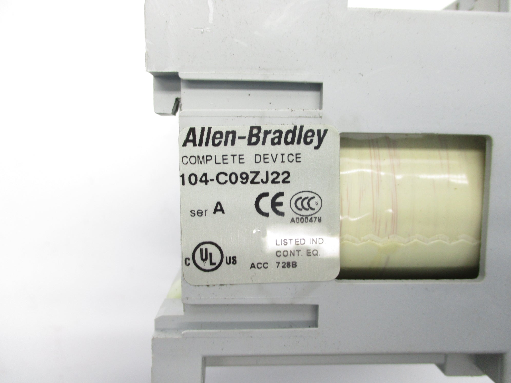 ALLEN BRADLEY 104-C09ZJ22 SER. A 24VDC UNMP