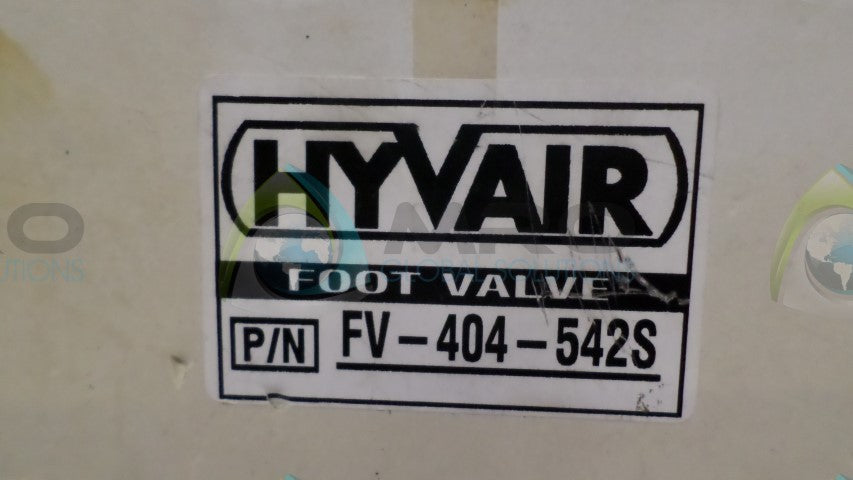 HYVAIR FV-404-542S FOOT VALVE *NEW IN BOX*