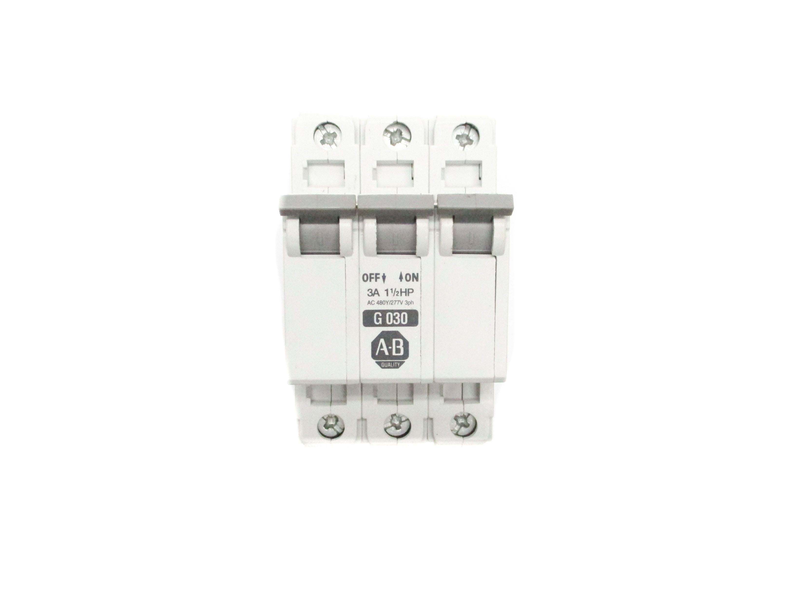 ALLEN BRADLEY 1492-CB3G030 SER. C 3A 277V NSNP