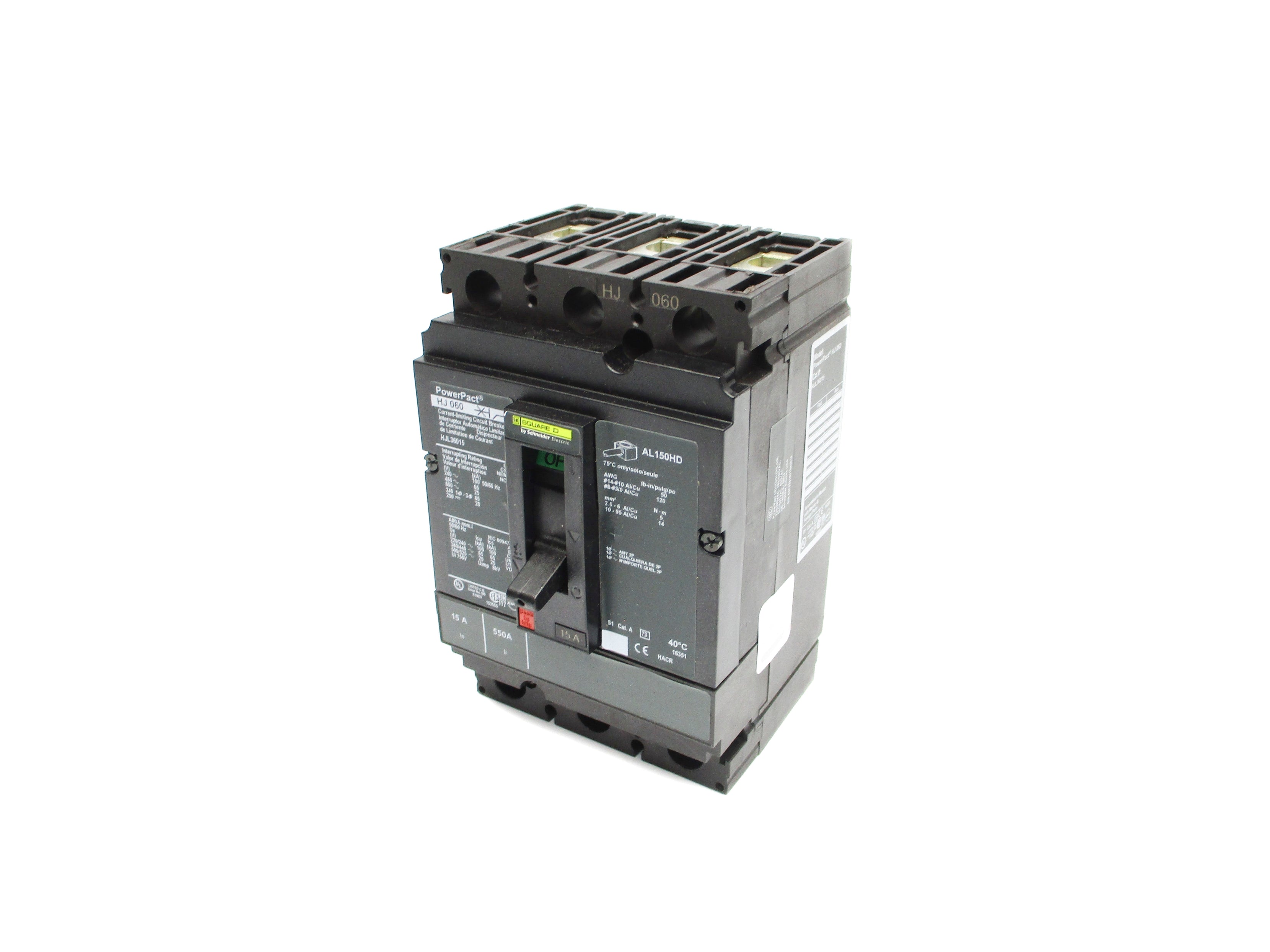 SQUARE D HJL36015 15A NSNP