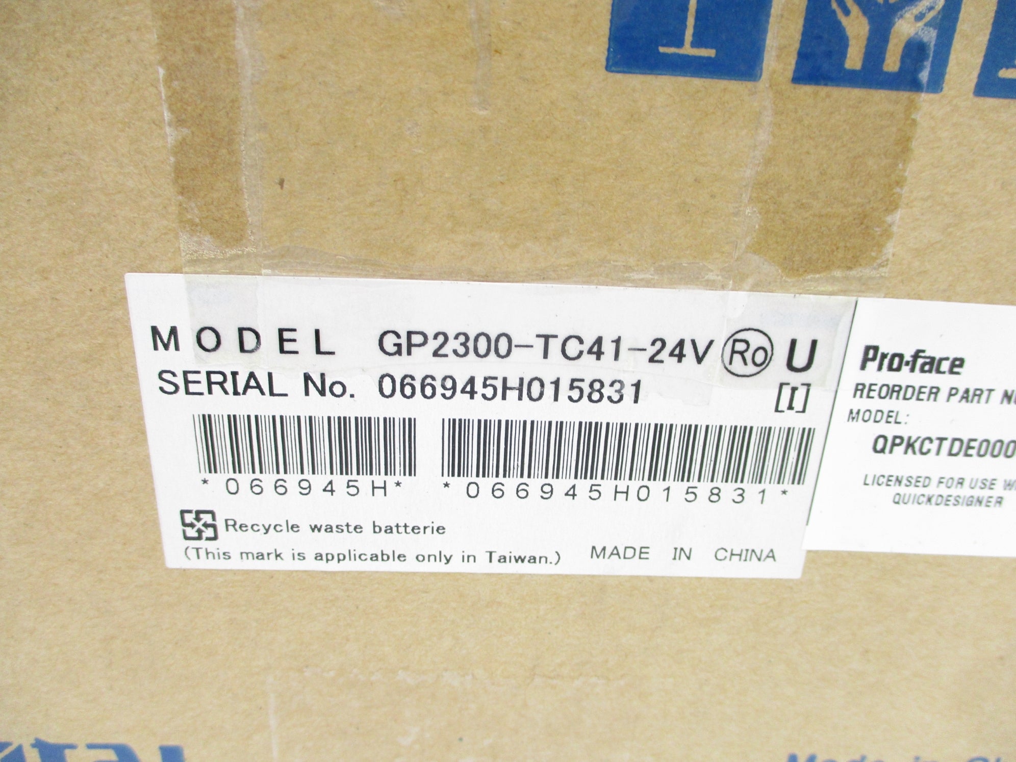 PRO-FACE GP2300-TC41-24V NSMP