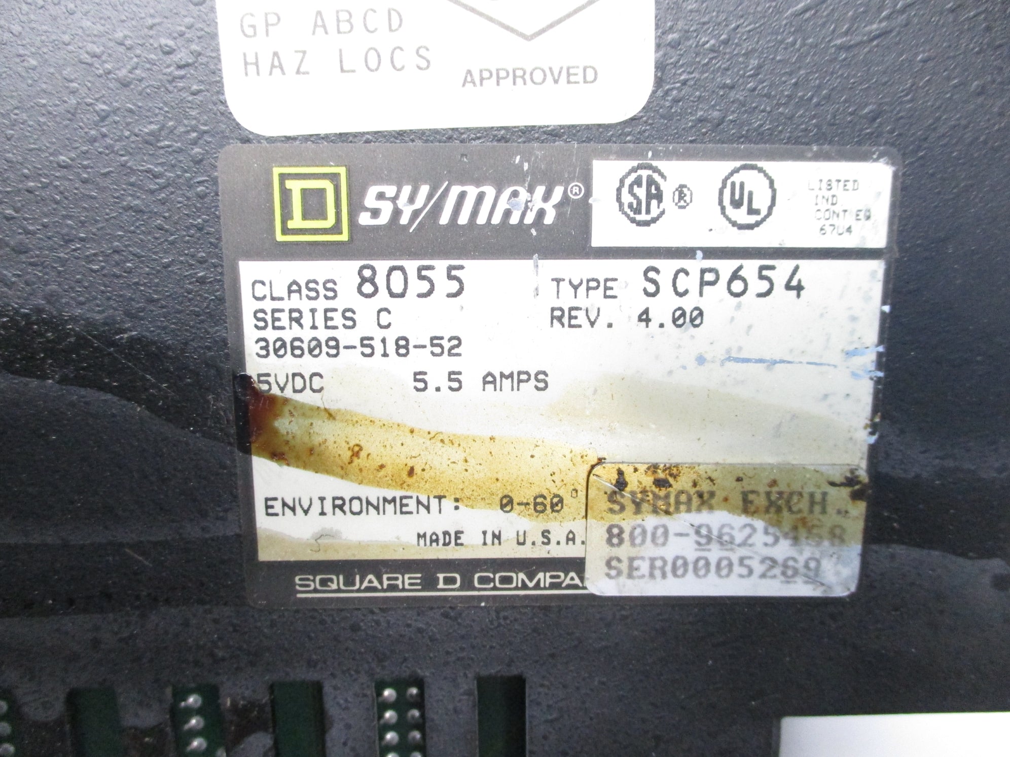 SQUARE D 8055SCP654 SER. C UNMP