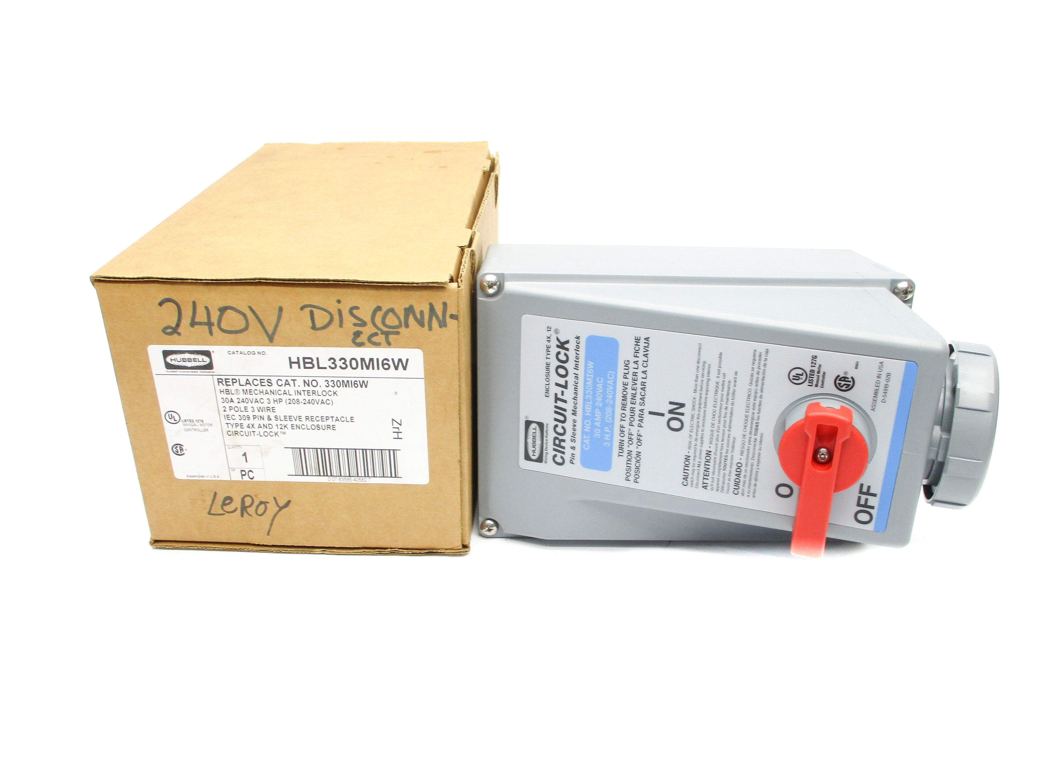 HUBBELL HBL330MI6W NSMP