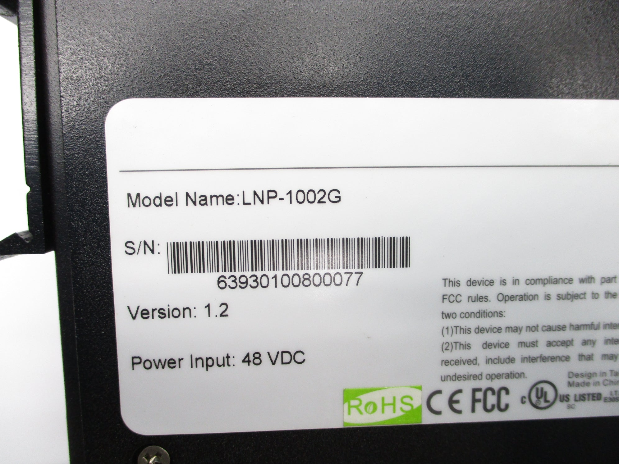 LANOLINX LNP-1002G UNMP