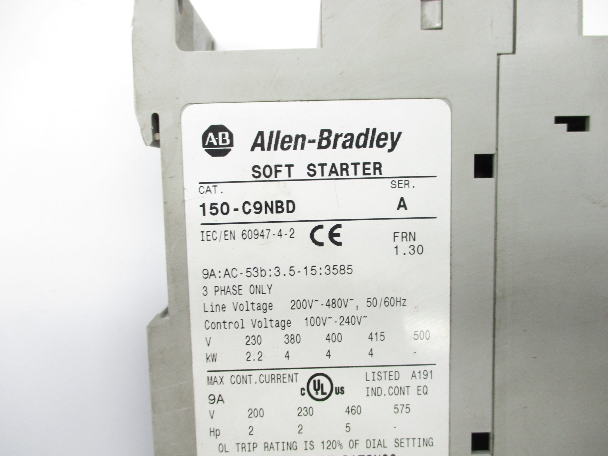 ALLEN BRADLEY 150-C9NBD SER. A UNMP