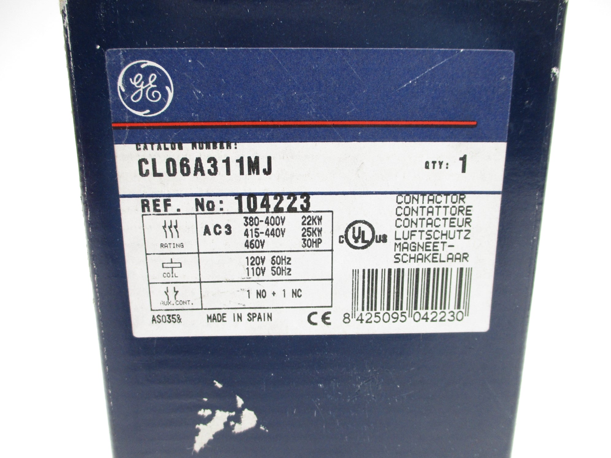 GENERAL ELECTRIC CL06A311MJ 110/120V NSMP