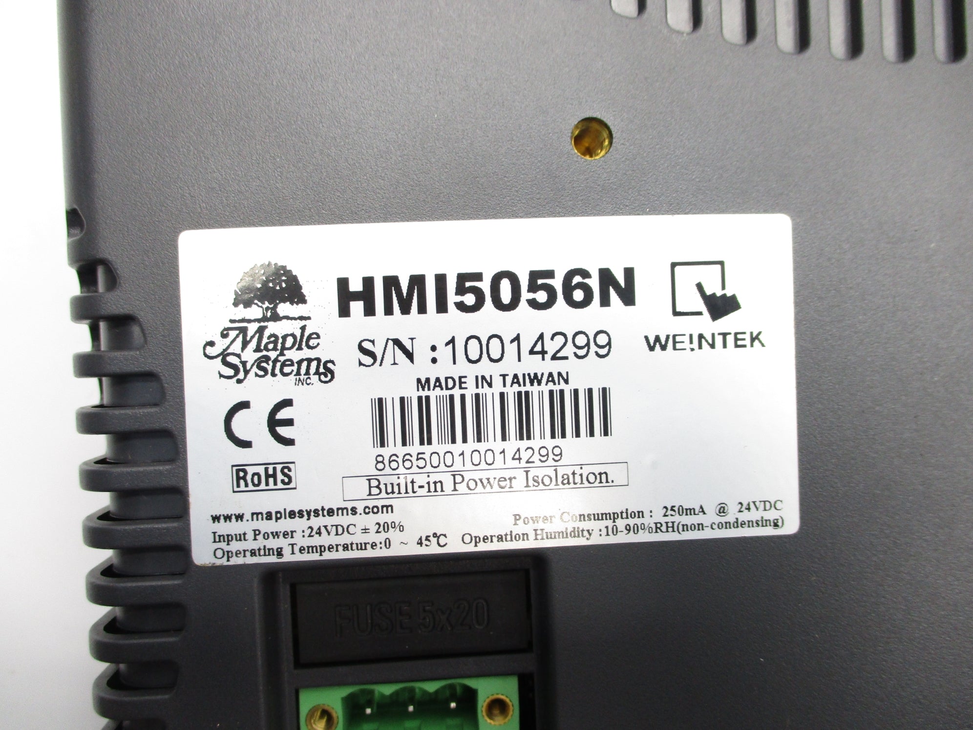 MAPLE SYSTEMS HMI5056N UNMP
