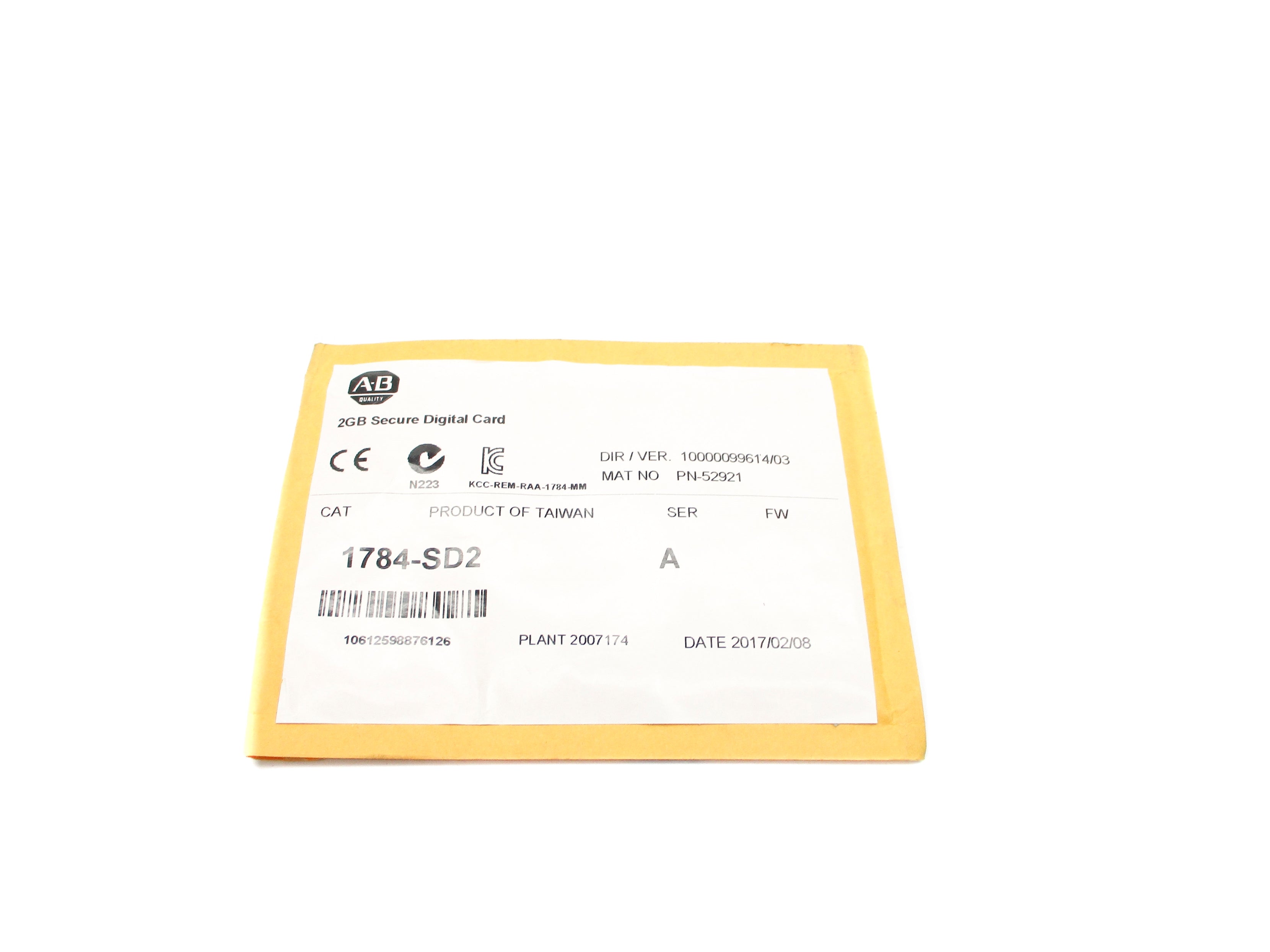 ALLEN BRADLEY 1784-SD2 SER. A NSMP