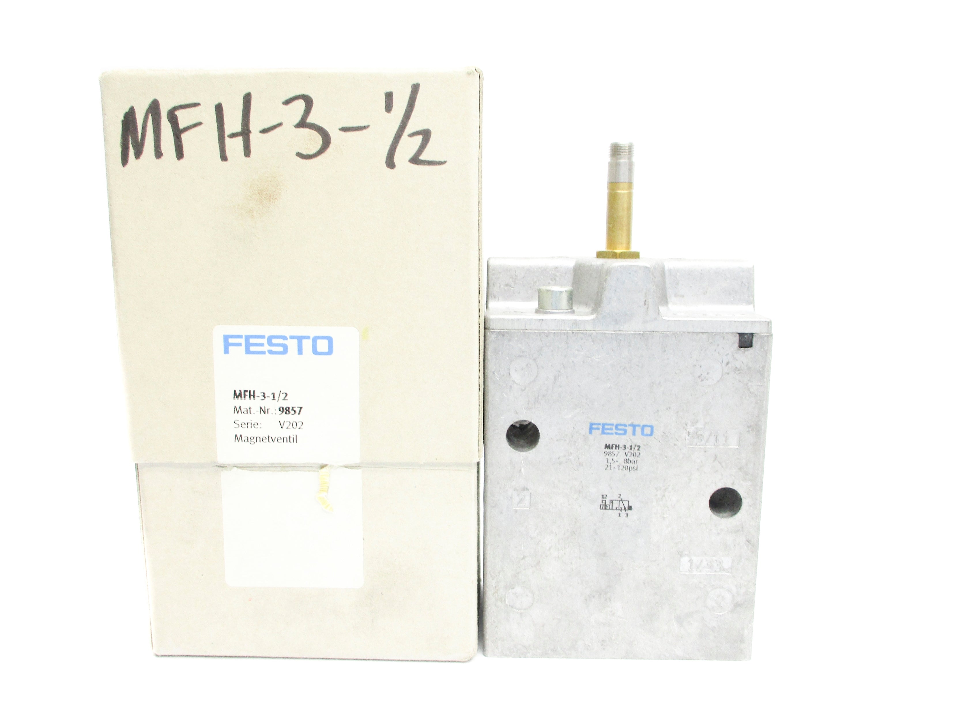 FESTO MFH-3-1/2 9857 21-120PSI NSMP