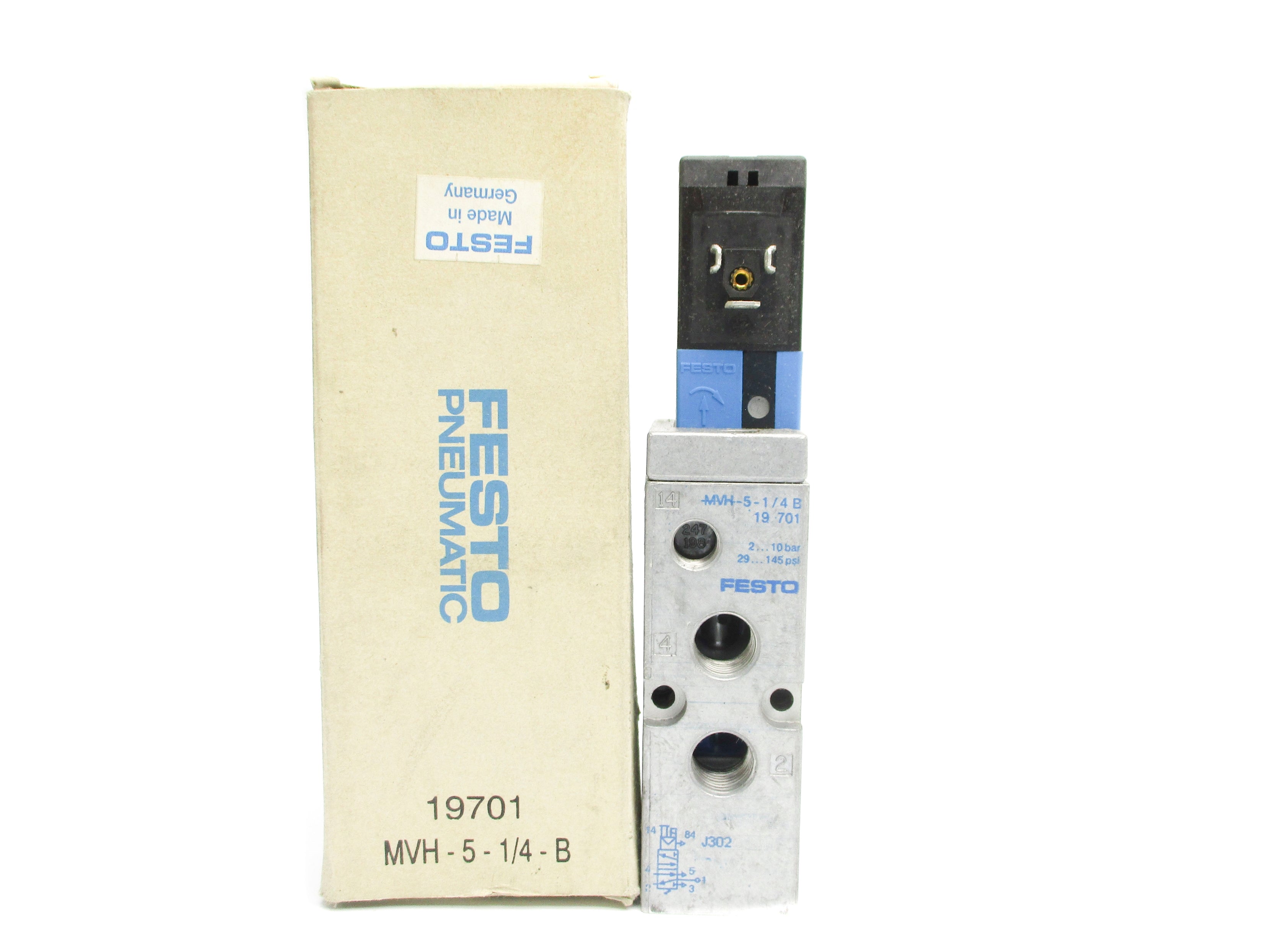 FESTO MVH-5-1/4B 19701 29-145PSI NSMP