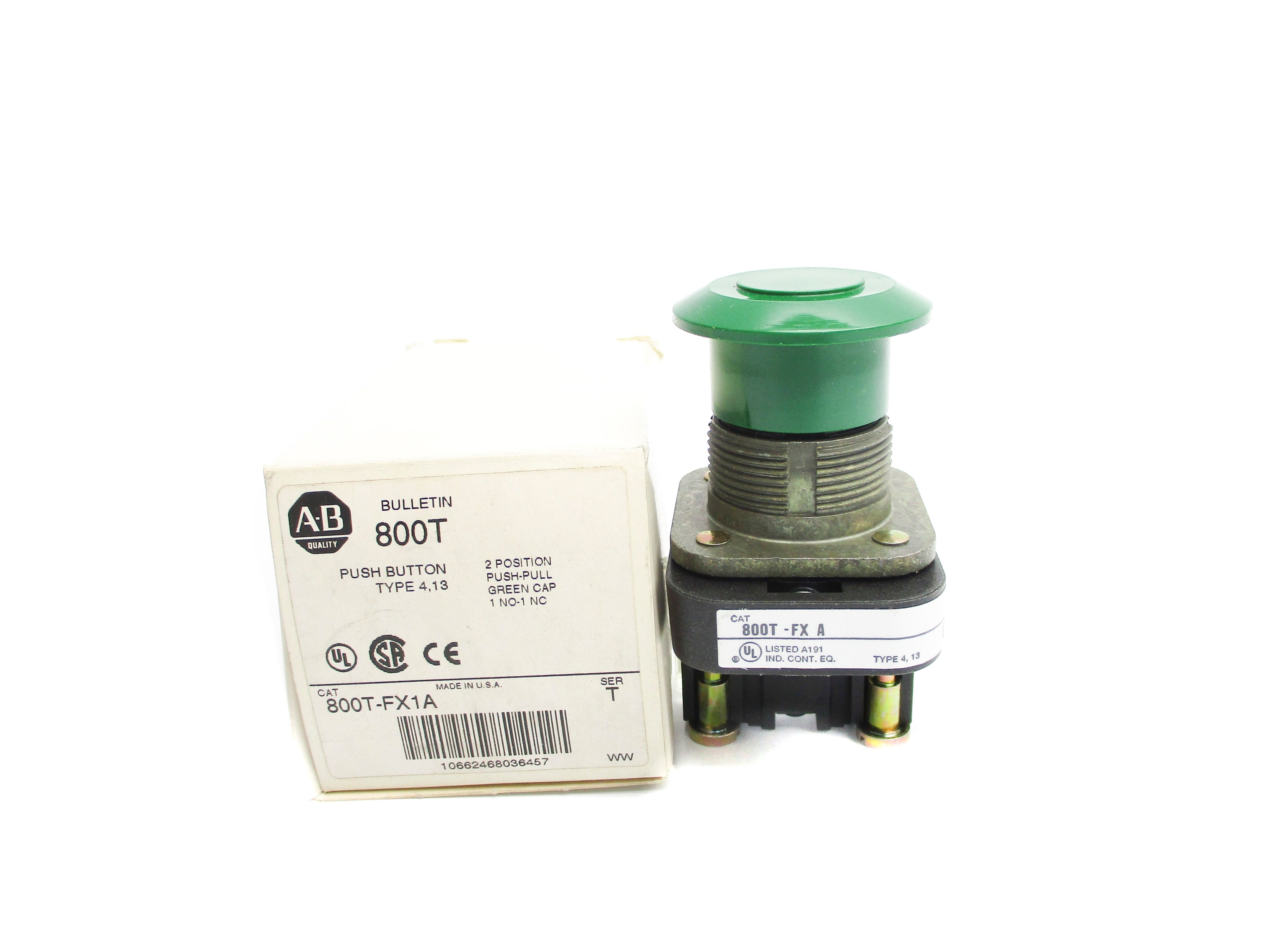 ALLEN BRADLEY 800T-FX1A SER. T (WH) NSMP