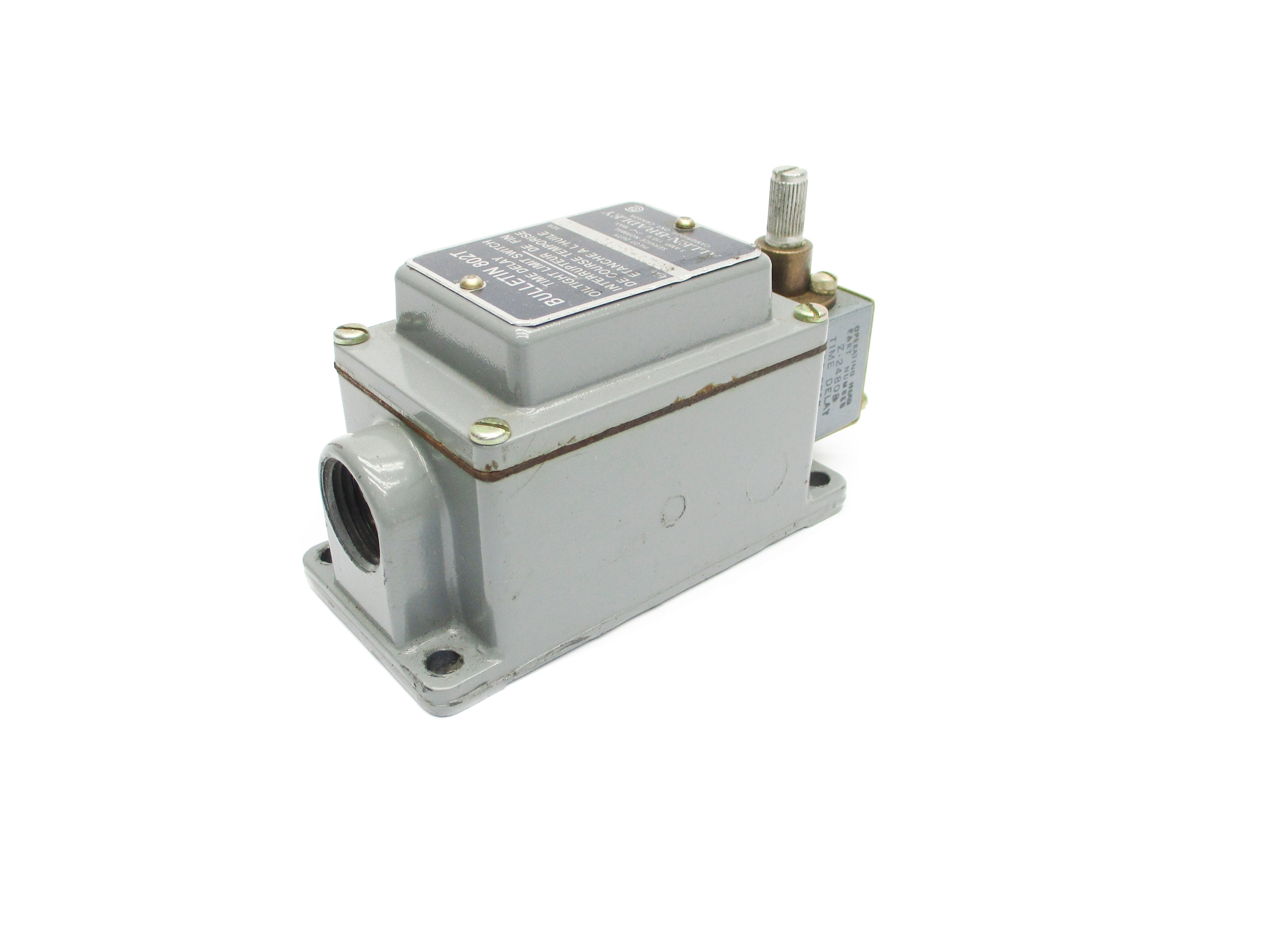 INDUSTRIAL SPARE PART 802T-R4TD SER. 1 120VAC 3A UNMP