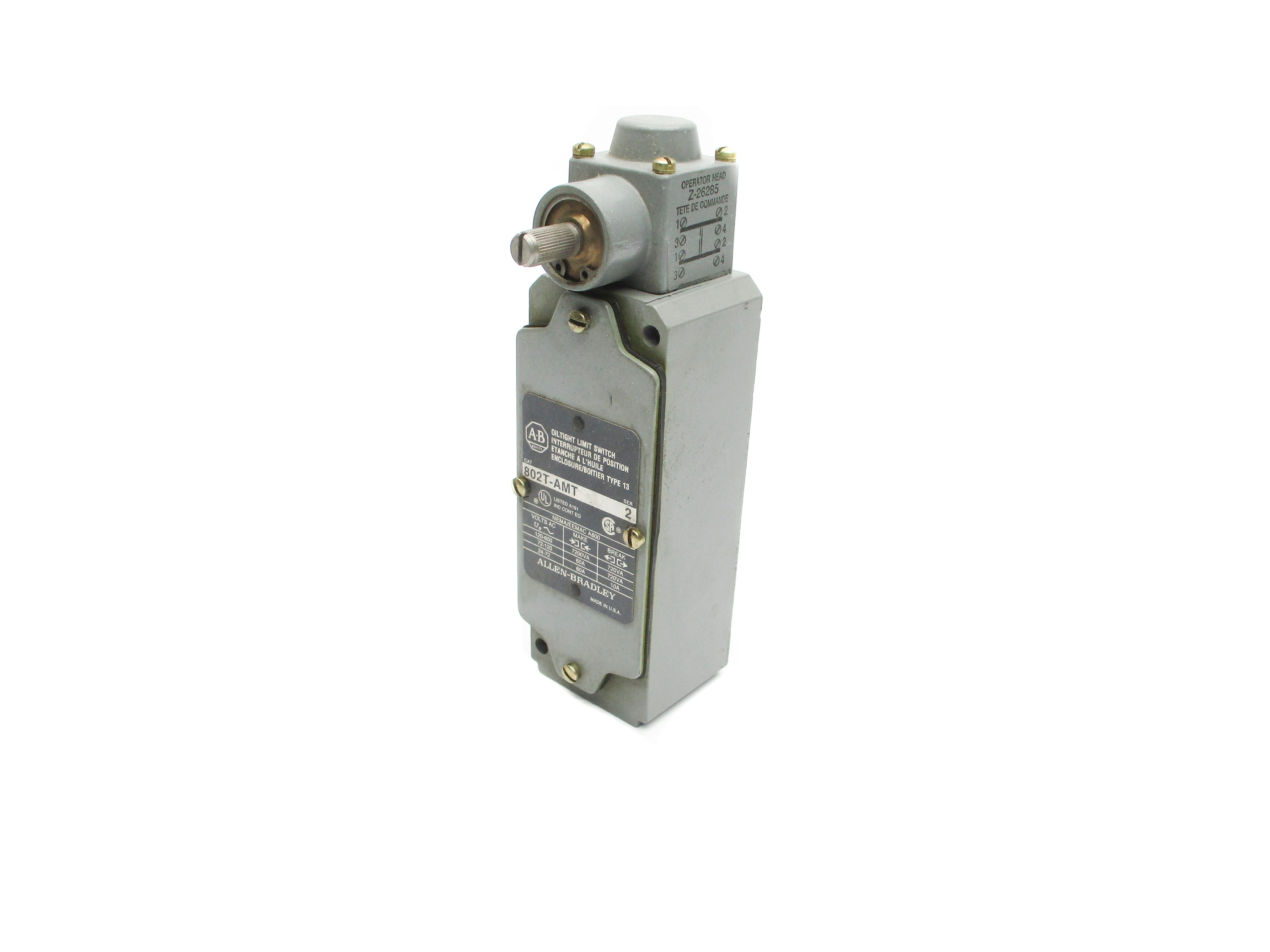INDUSTRIAL SPARE PART 802T-AMT SER. 2 120-600VAC 60A NSNP