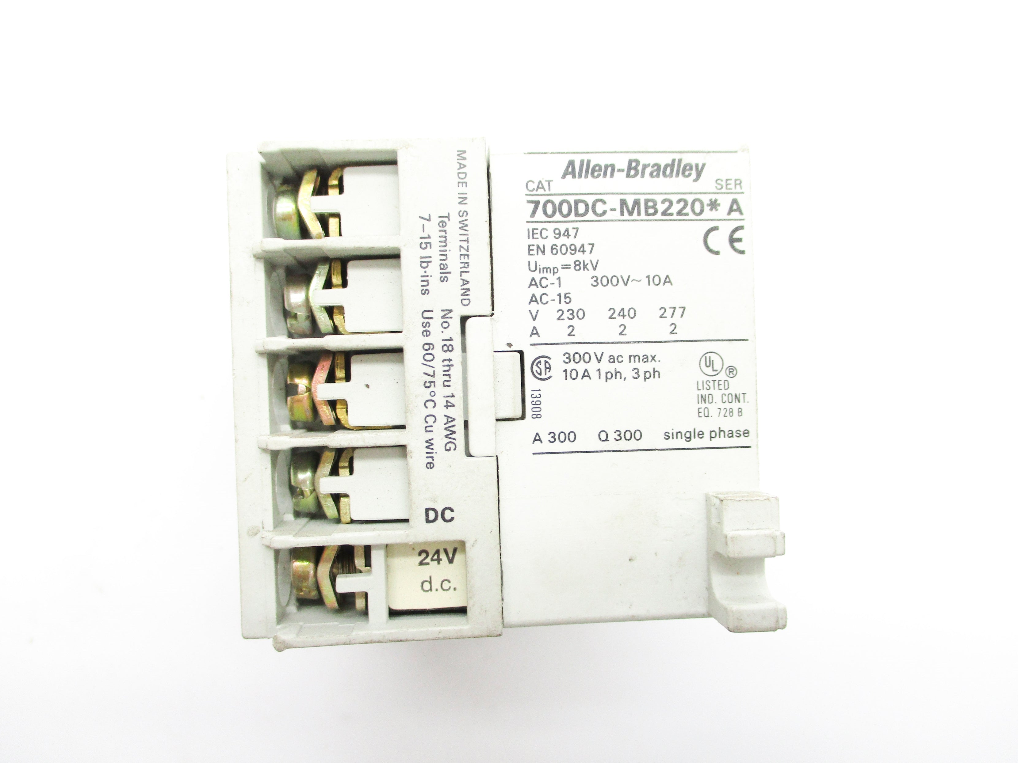 INDUSTRIAL SPARE PART 700DC-MB220J SER. A 24VDC UNMP