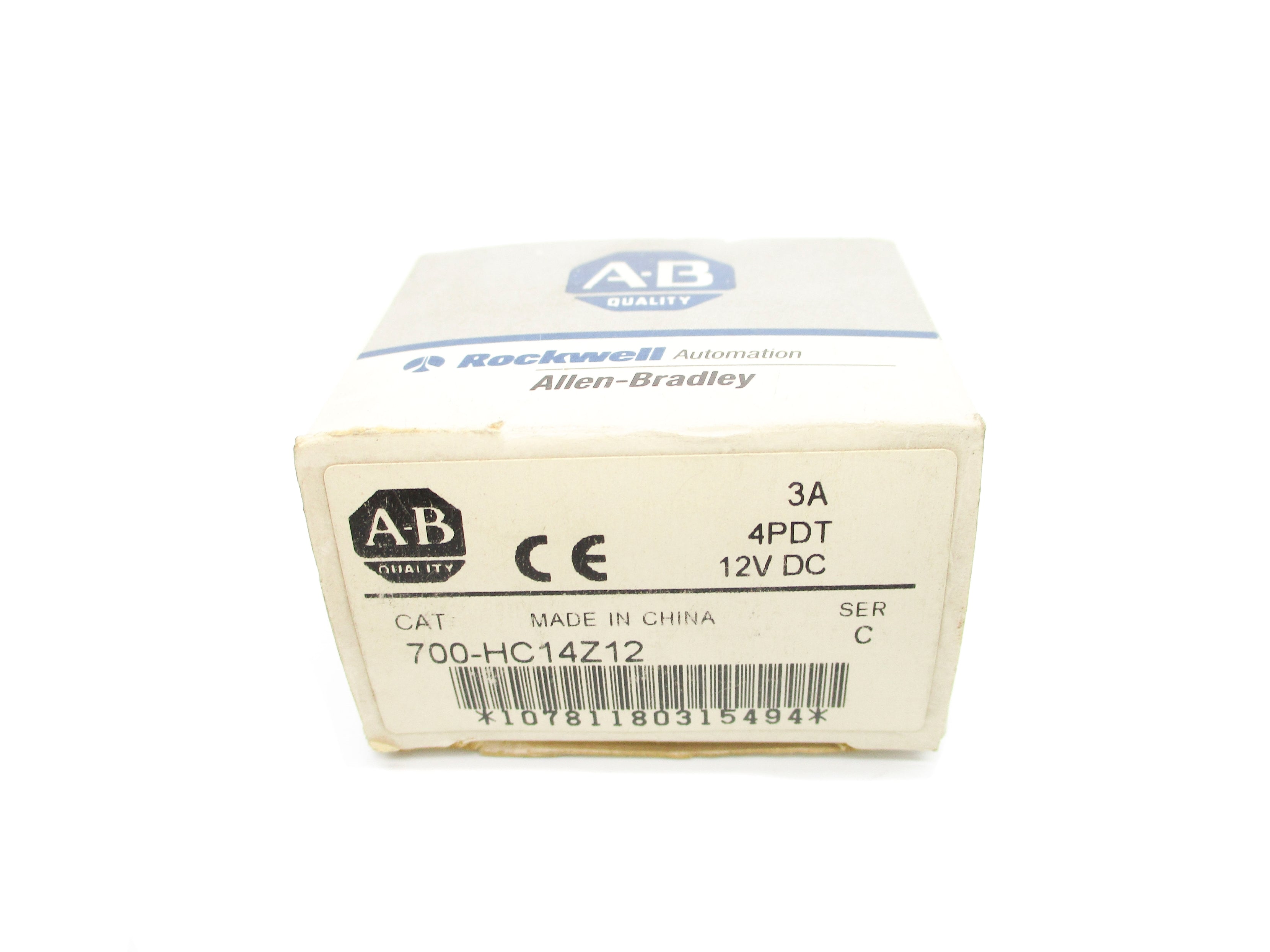 ALLEN BRADLEY 700-HC14Z12 SER. C 3A 12VDC (GY/BL) NSMP