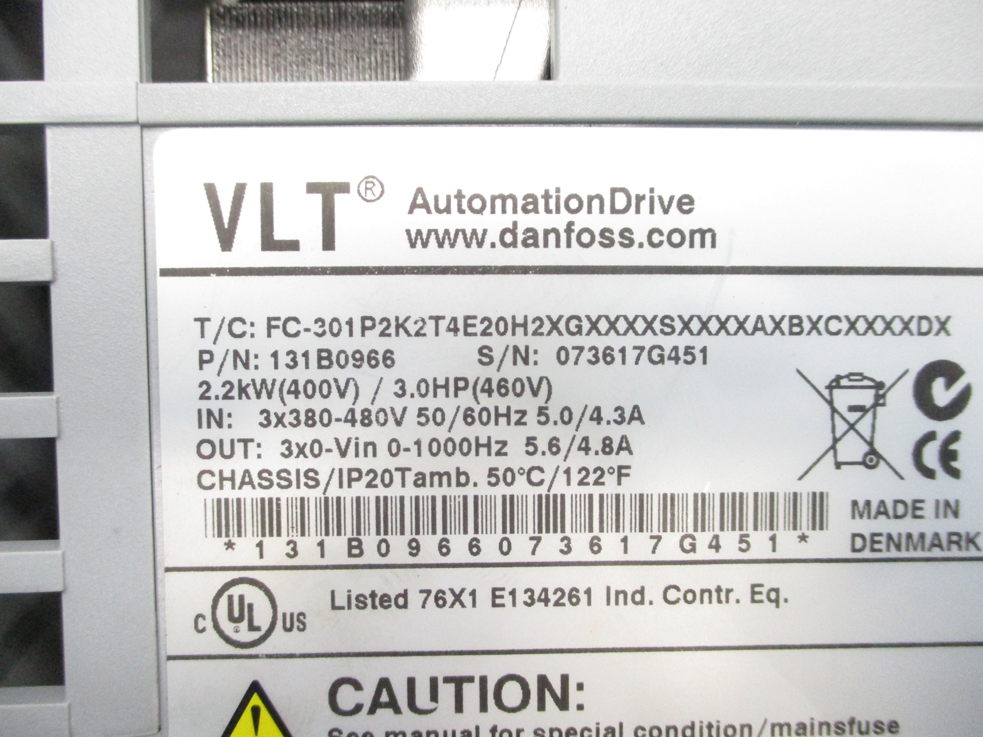 DANFOSS 131B0966 UNMP