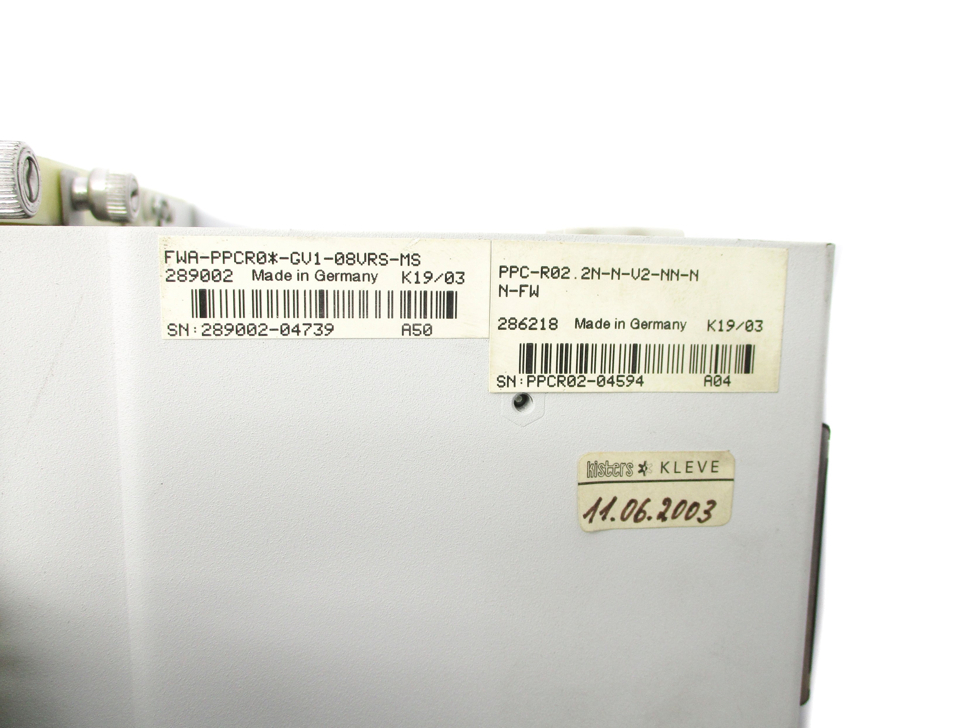 INDRAMAT PPC-R02.2N-N-V2-NN-N-N-FW UNMP