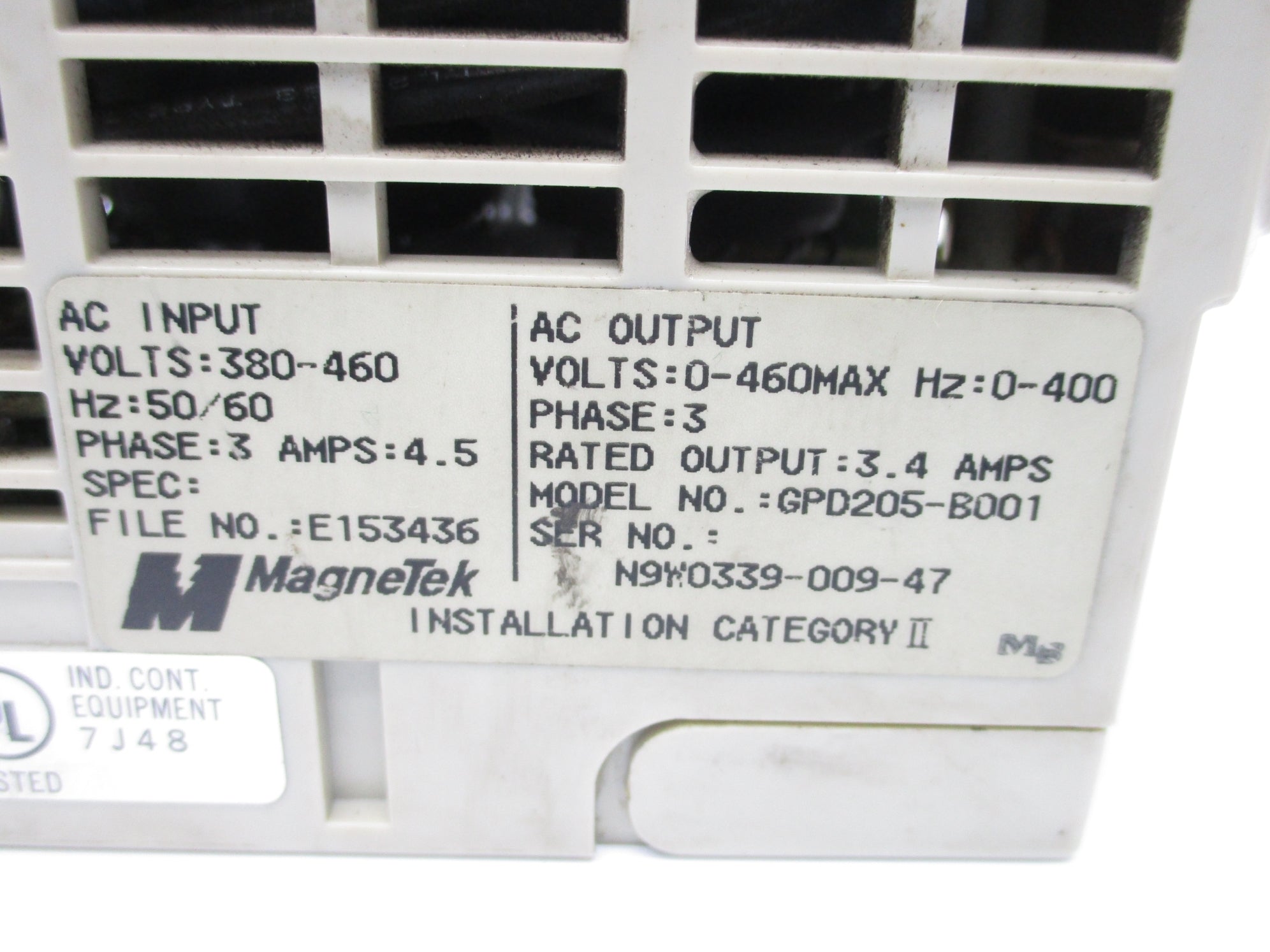 MAGNETEK GPD205-B001 UNMP