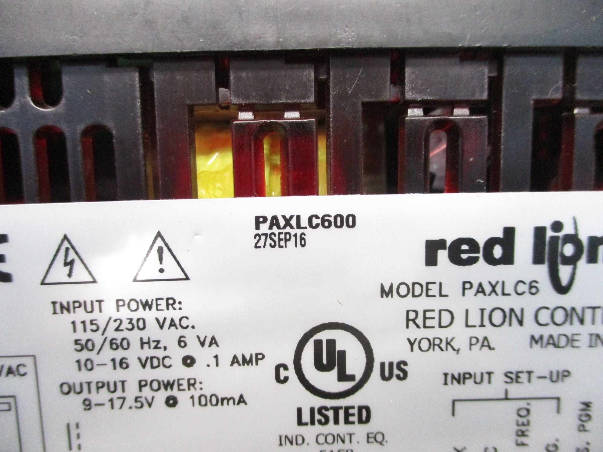 RED LION CONTROLS PAXLC600 UNMP