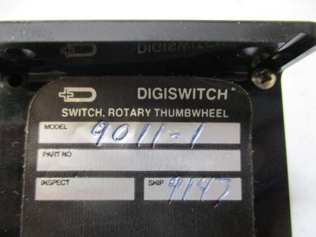 DIGITRAN 9011-1 THUMBWHEEL SWITCH *USED*