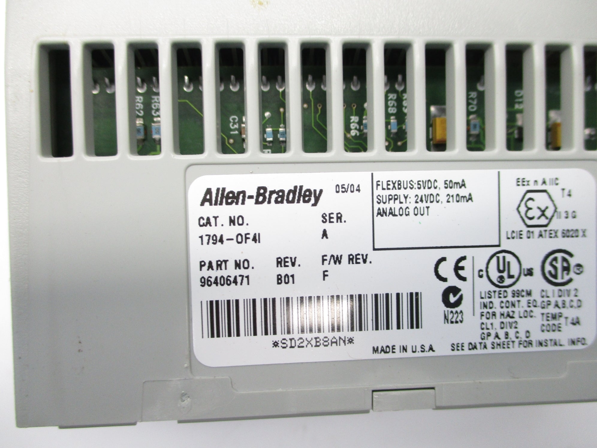 ALLEN BRADLEY 1794-OF4I SER. A F/W F UNMP