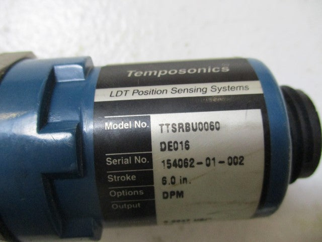MTS TEMPOSONICS TTSRBU0060 LINEAR POSITION SENSOR *USED*