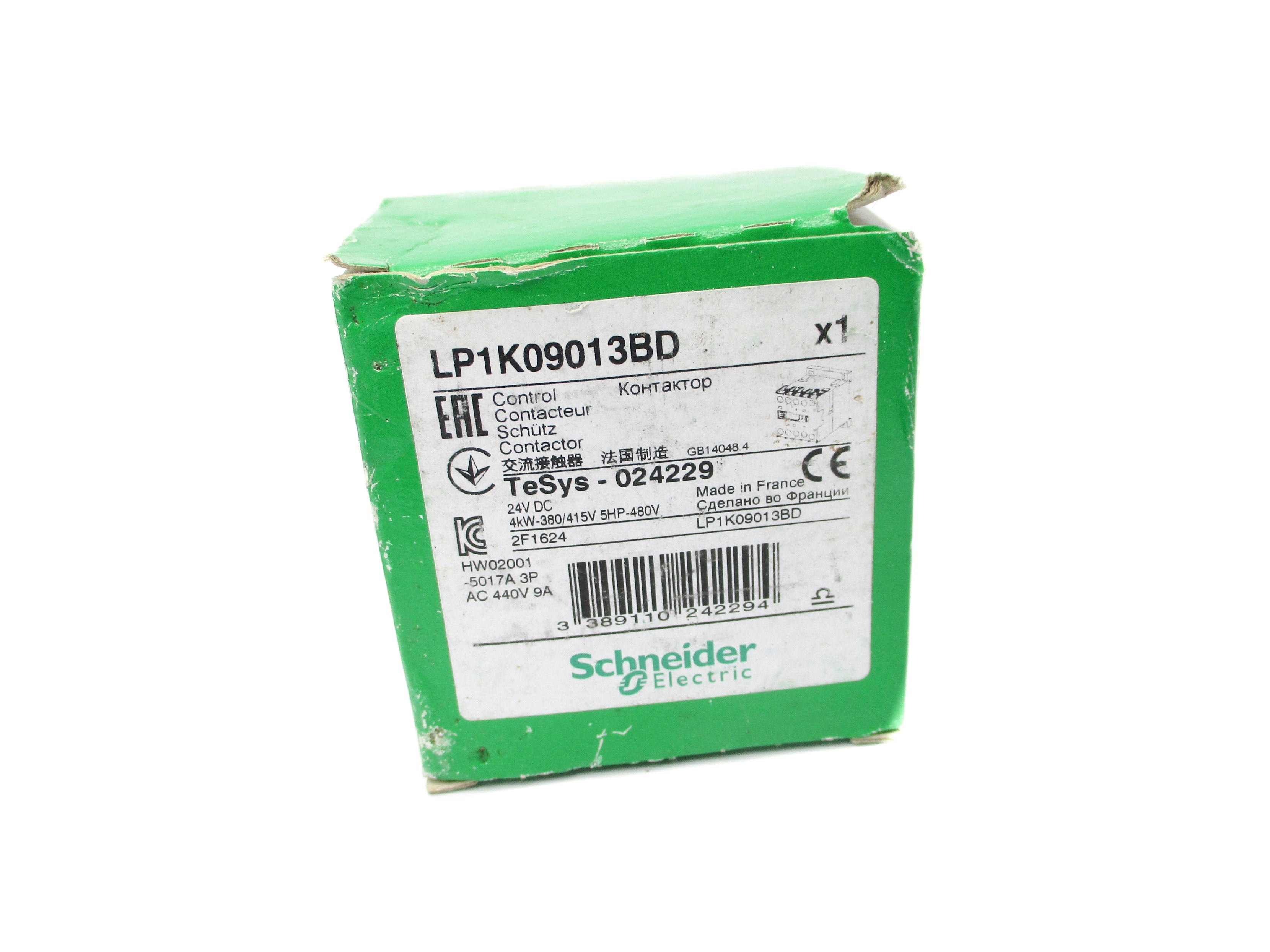 SCHNEIDER ELECTRIC LP1K09013BD 24VDC NSMP