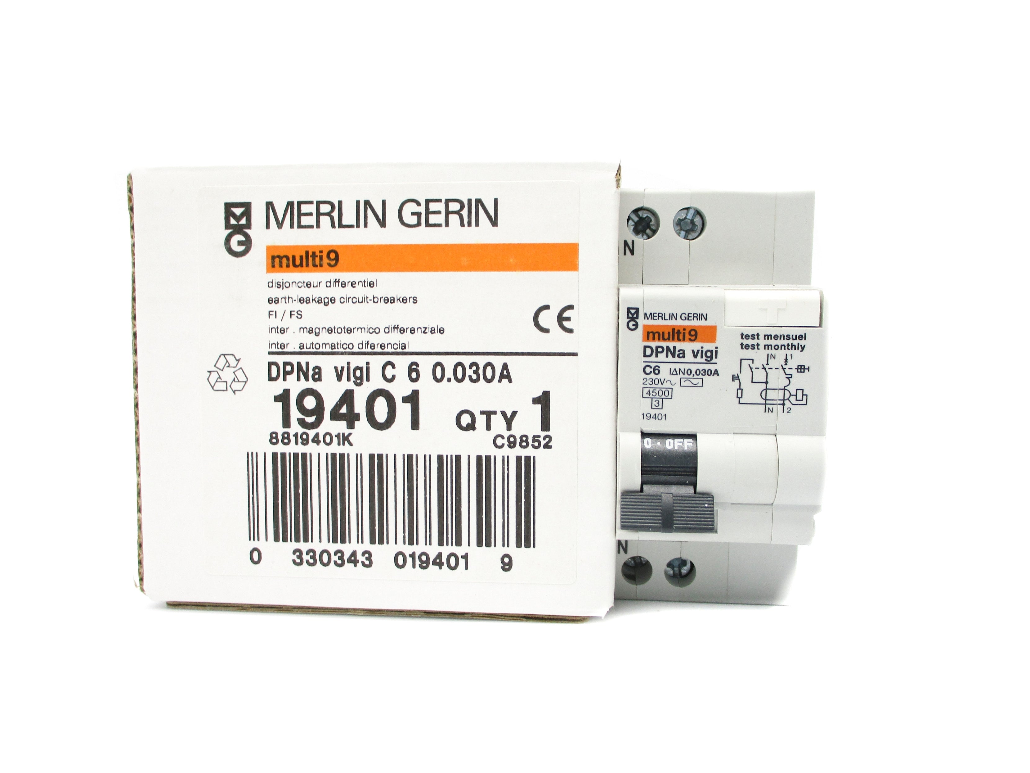 MERLIN GERIN 19401 230V 6A NSMP