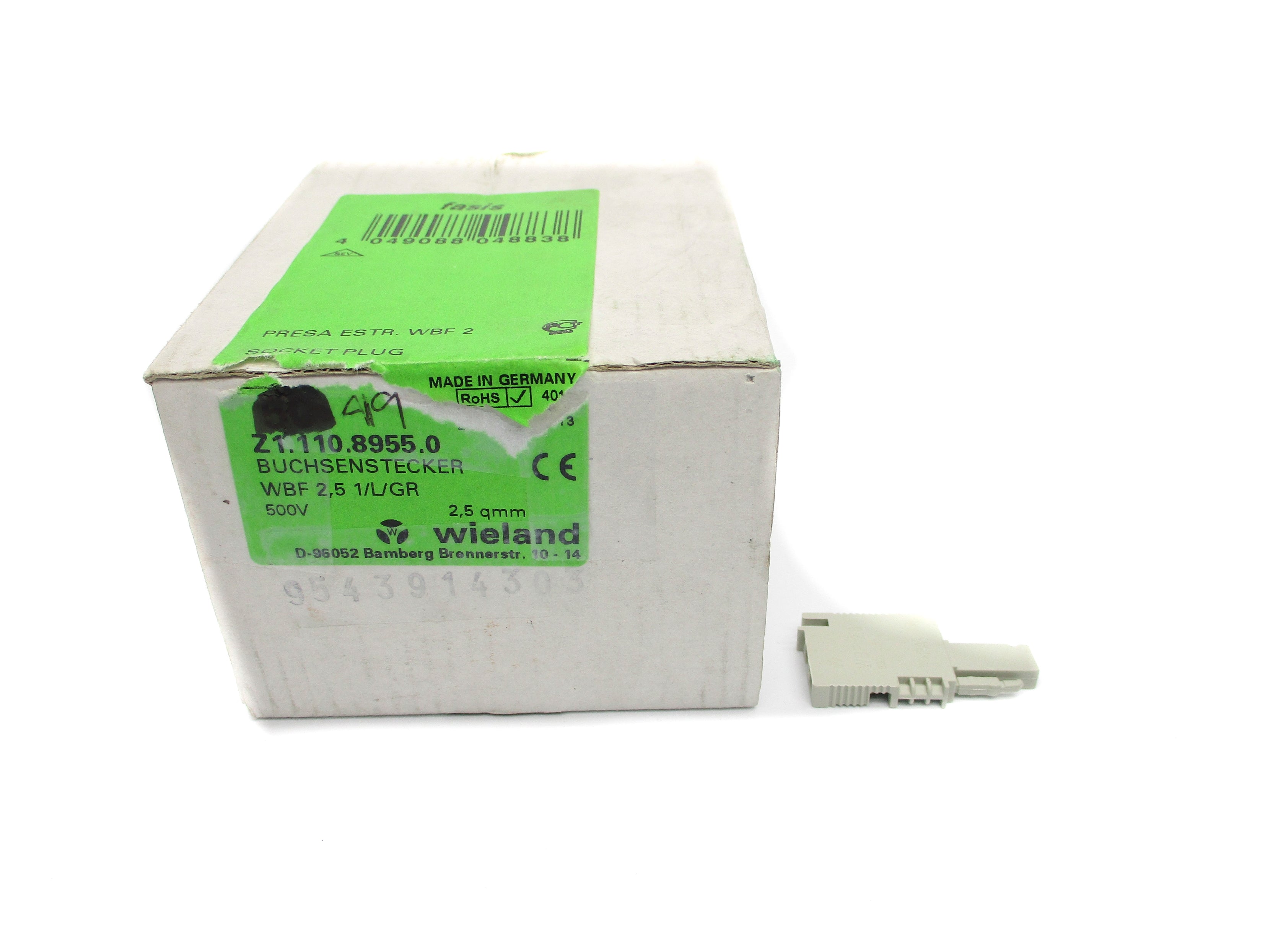 WIELAND Z1.110.8955.0 WBF2.5 (PKG OF 49) NSMP