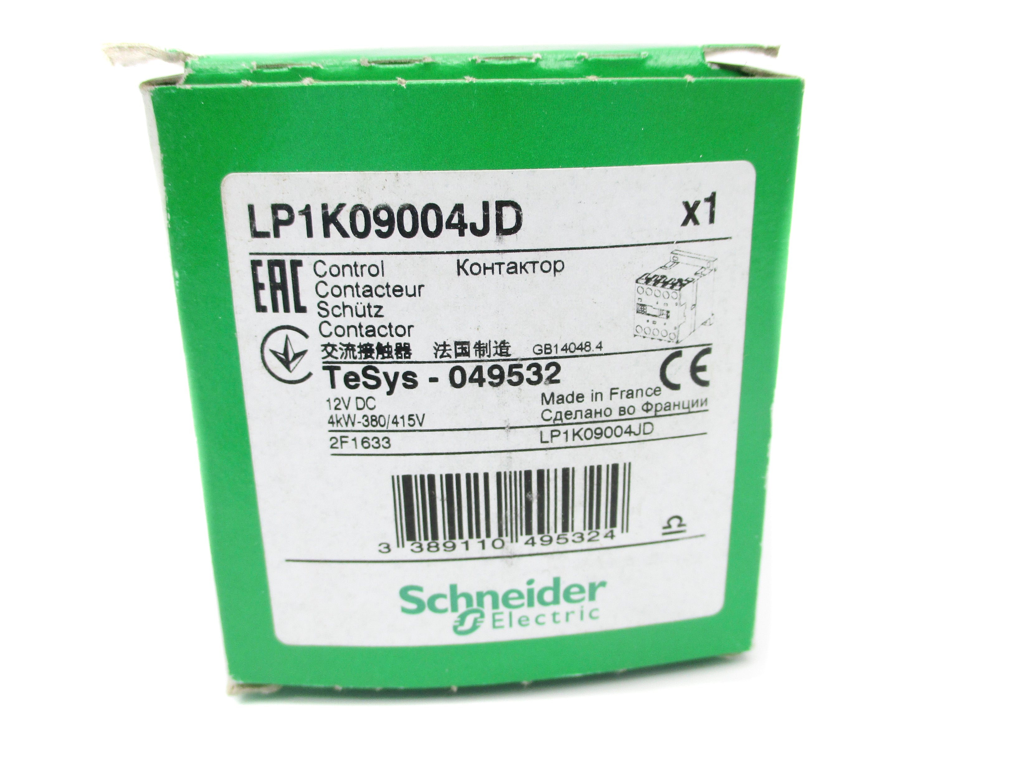 SCHNEIDER ELECTRIC LP1K09004JD 12VDC NSMP