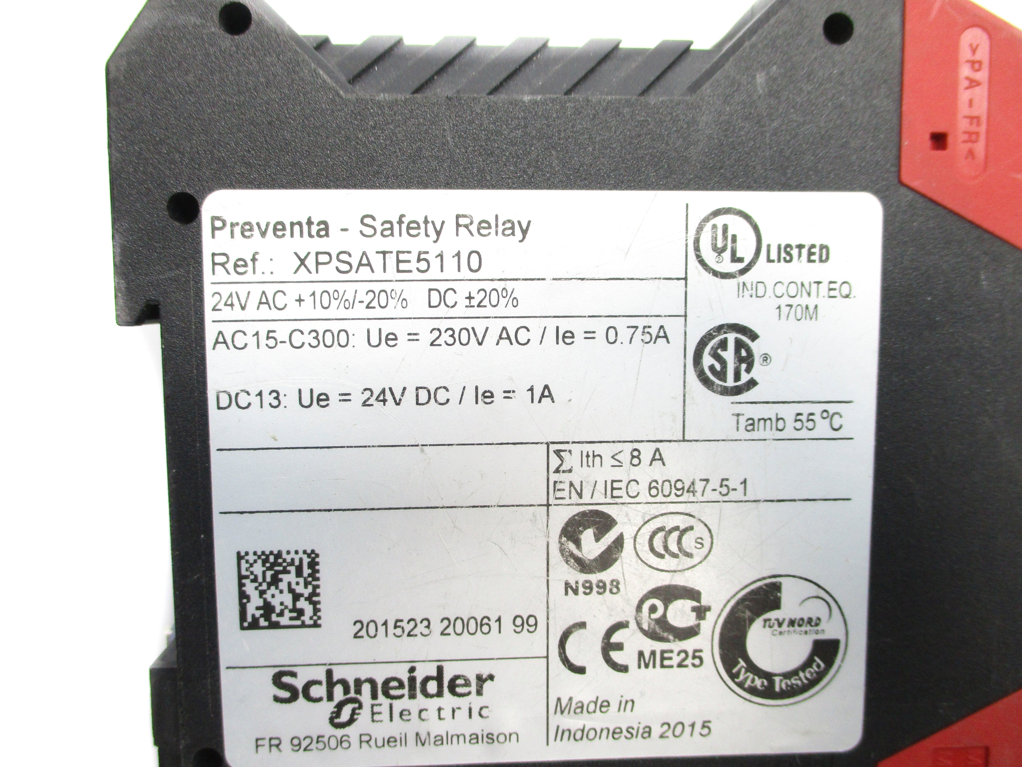 SCHNEIDER ELECTRIC XPSATE5110 24VAC UNMP