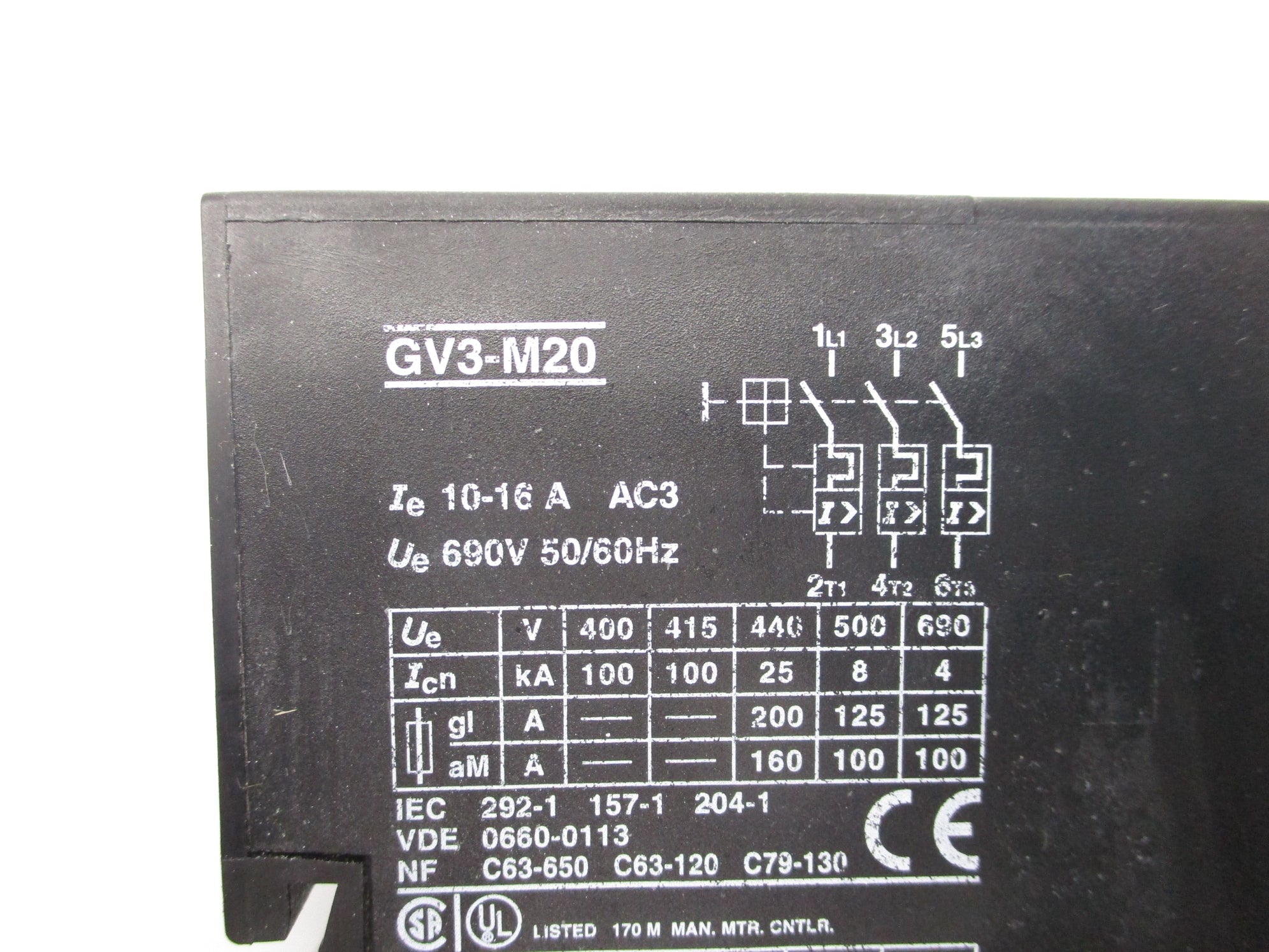 TELEMECANIQUE GV3-M20 10-16A NSNP