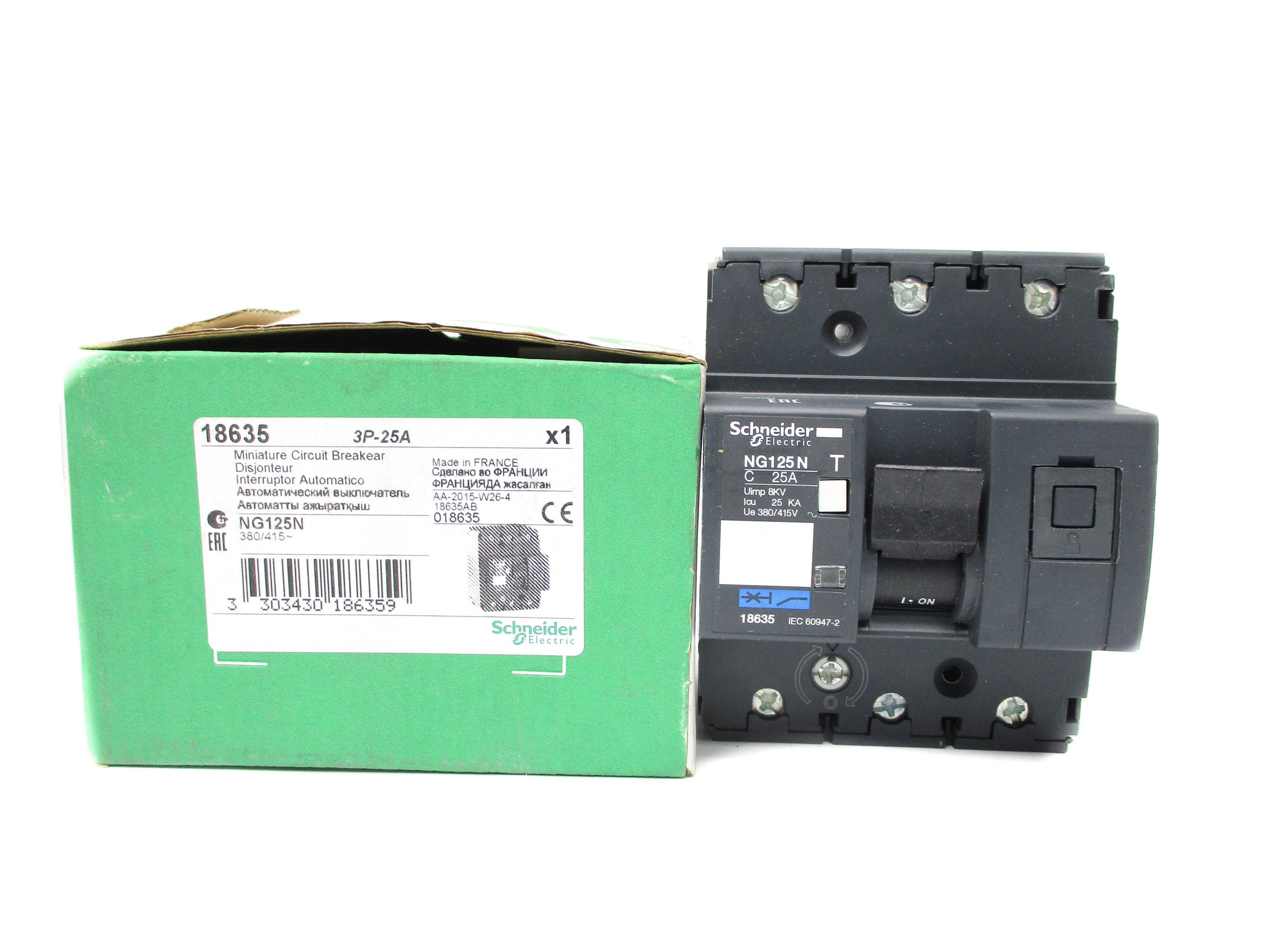 SCHNEIDER ELECTRIC 18635 25A 380/415V NSMP