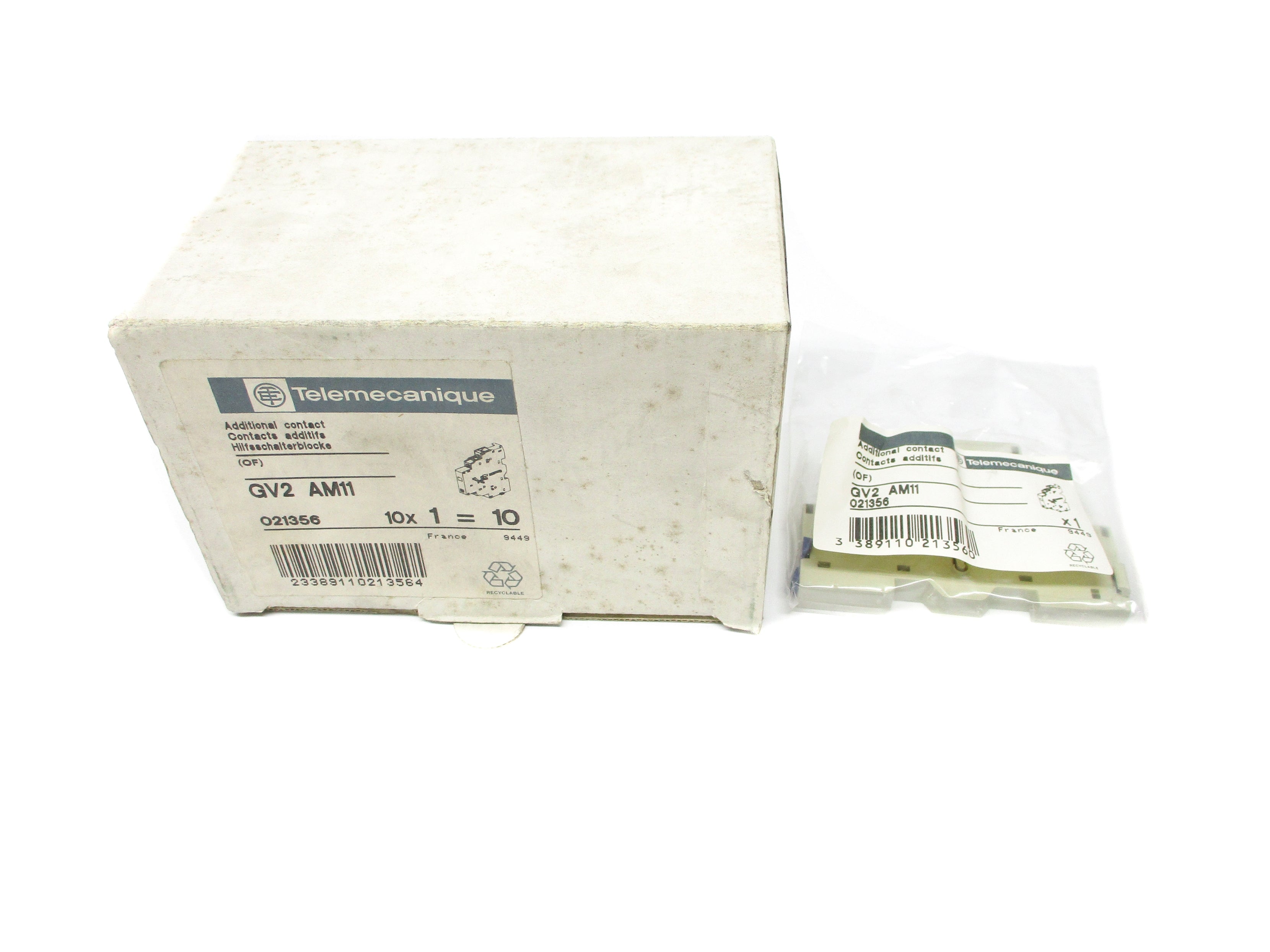 TELEMECANIQUE GV2AM11 (PKG OF 10) NSMP