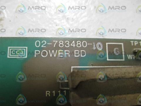 CONTROL TECHNIQUES 02-783480-10 POWER BOARD * USED *