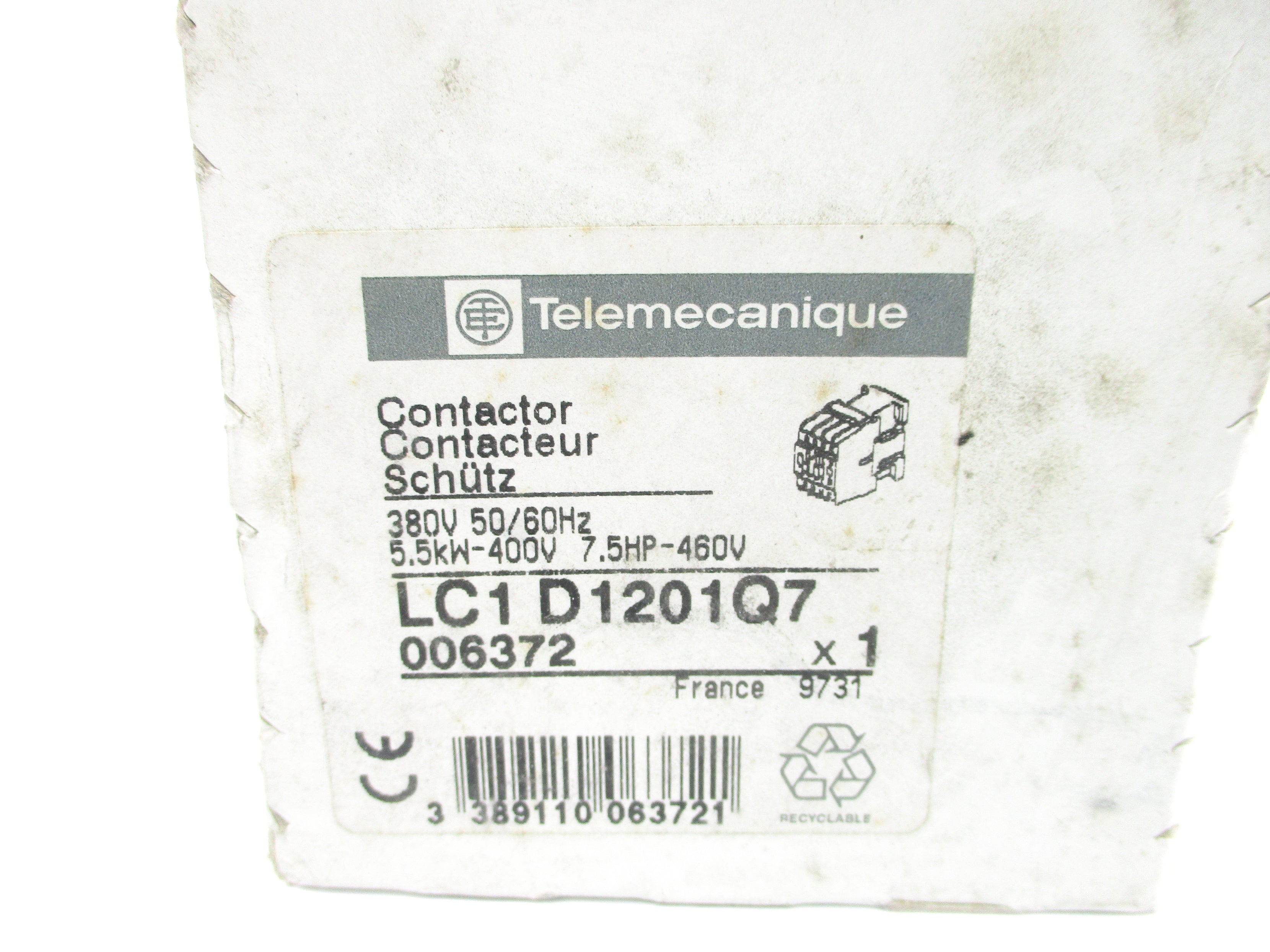 TELEMECANIQUE LC1D1201Q7 380V NSFS