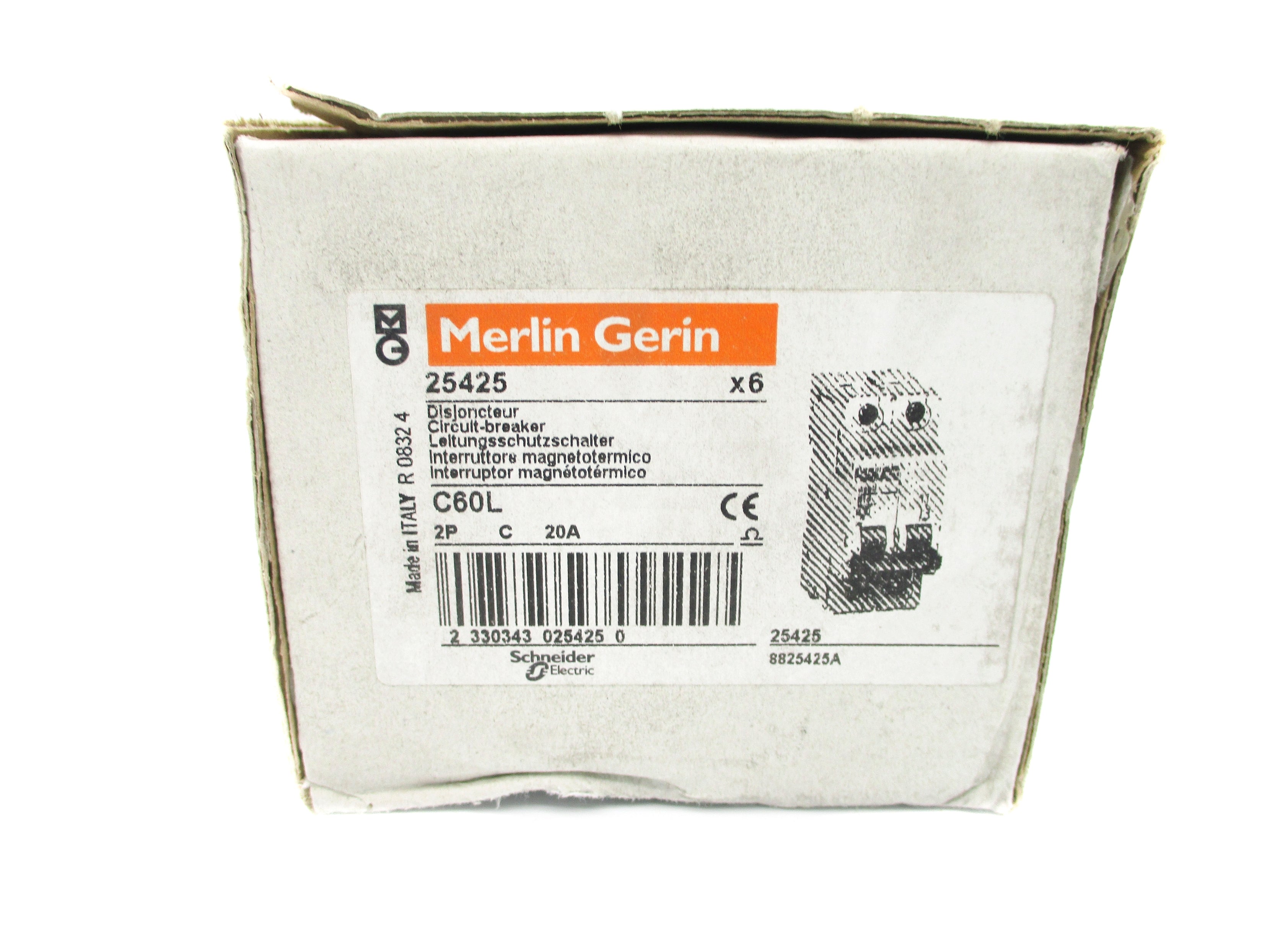 MERLIN GERIN 25425 20A 415V (PKG OF 6) NSMP