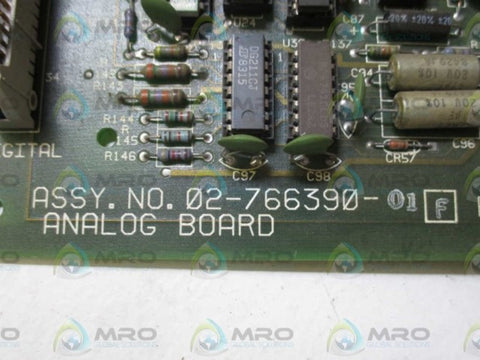 CONTROL TECHNIQUES 02-766390-01 ANALOG BOARD * USED *