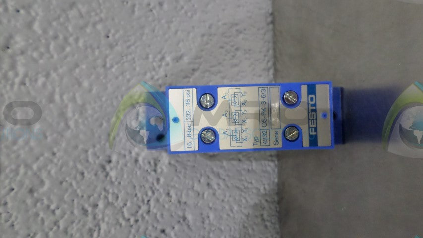 FESTO OS-PK-3-6/3 ODER BLOCK *NEW IN BOX*