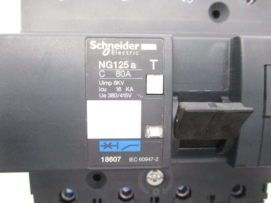 SCHNEIDER ELECTRIC NG125A 18607 80A 380/415V NSNP