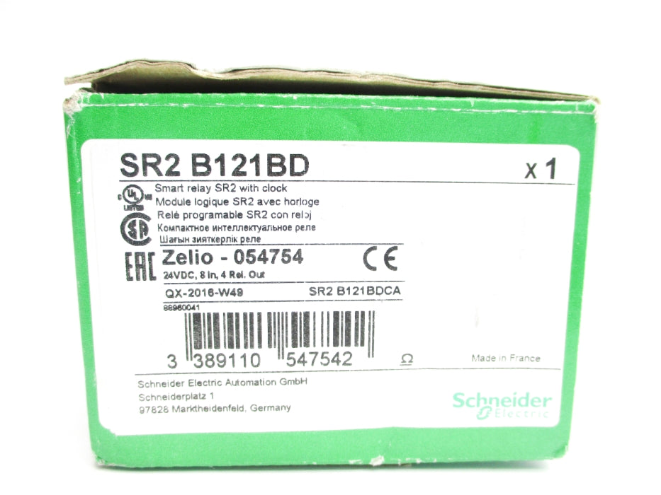SCHNEIDER ELECTRIC SR2B121BD 24VDC NSMP