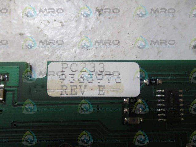 TB WOODS PC233 REV.E KEYPAD FOR DRIVE *USED*