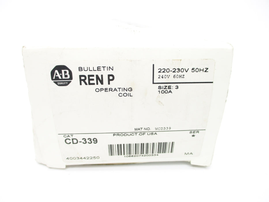 INDUSTRIAL SPARE PART CD-339 (WH) NSMP