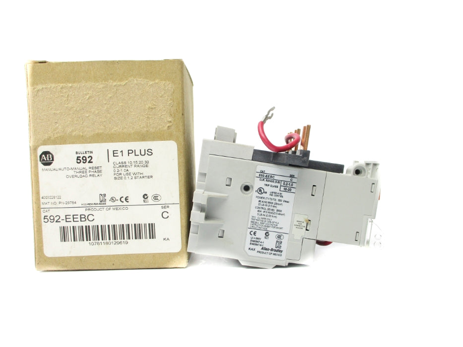 INDUSTRIAL SPARE PART 592-EEBC SER. C 600V 0.2-1.0A (BR/WH) NSMP