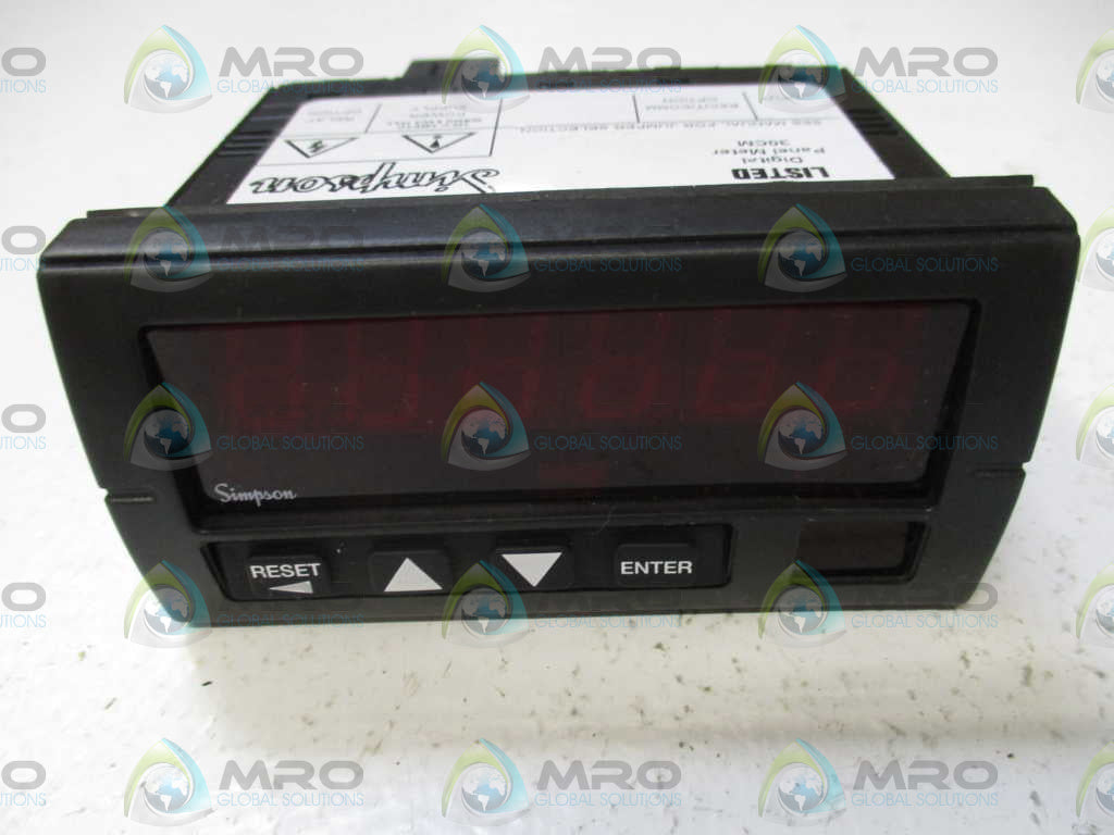 SIMPSON S66012000 TOTALIZER COUNTER *NEW NO BOX*