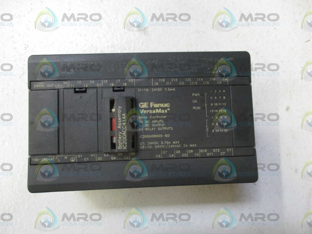 GE FANUC VERSAMAX IC200UDR005-BD MICRO CONTROLLER *USED*