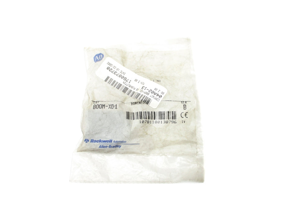 INDUSTRIAL SPARE PART 800M-XD1 SER. B NSMP