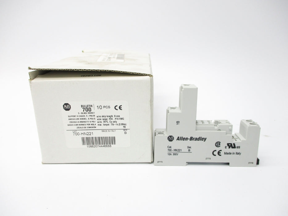 ALLEN BRADLEY 700-HN221 SER. B 300V 16A (PKG OF 10) NSMP