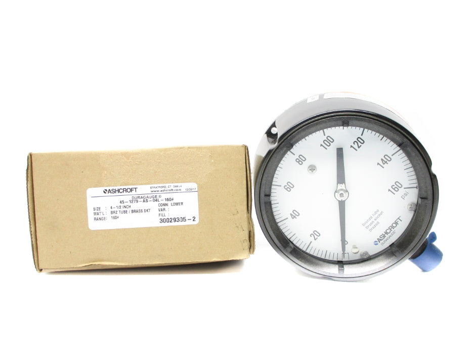 ASHCROFT 45-1279-AS-04L-160# 0-160PSI NSMP